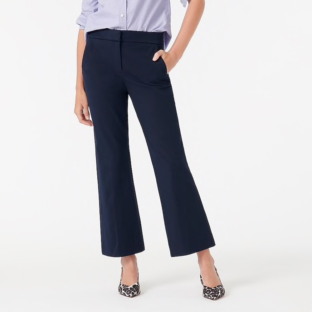 J. Crew NWT Hayden Kick Crop Linen Pants size 10T